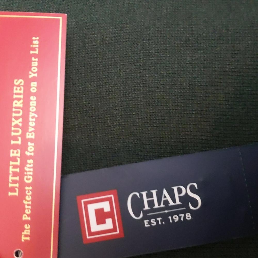 NWT CHAPS Men's Cashmere blende Sweater